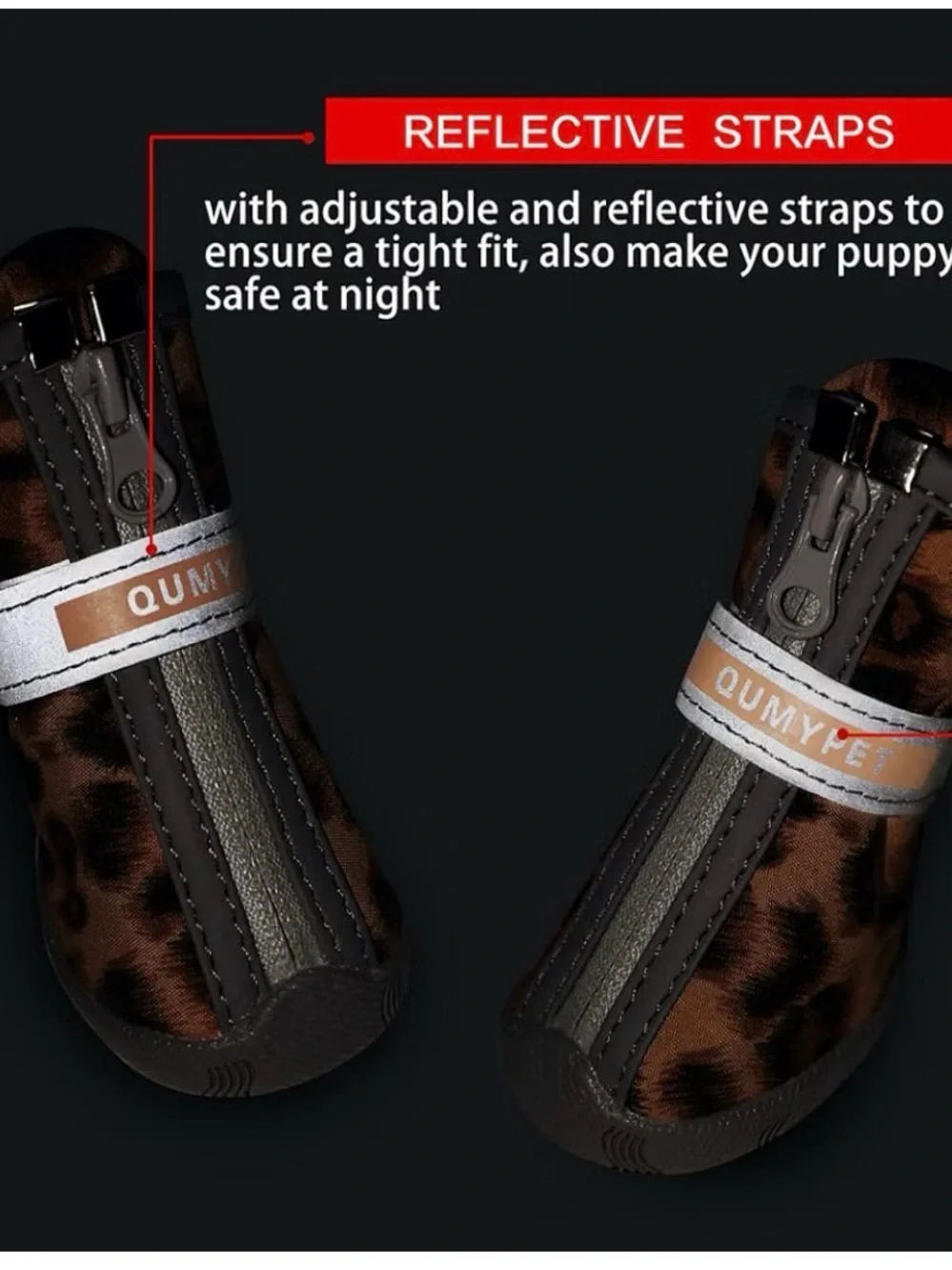 Gummy pet leopard print
